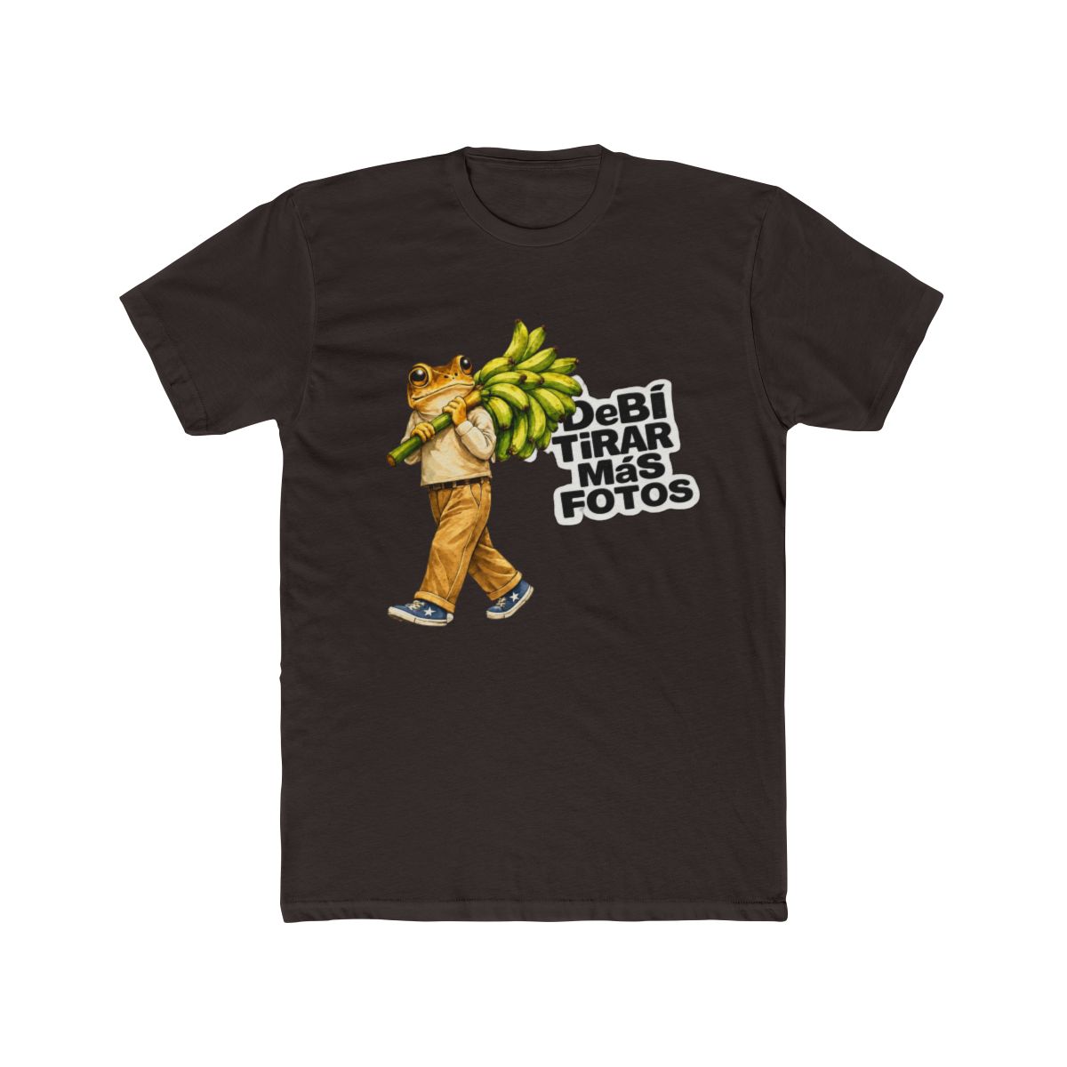Bad Bunny Frog Carrying Bananas Vintage T Shirt - alternate angle 3, merchandise