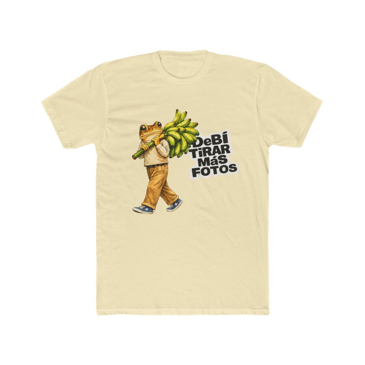 Bad Bunny Frog Carrying Bananas Vintage T Shirt - alternate angle 2, merchandise