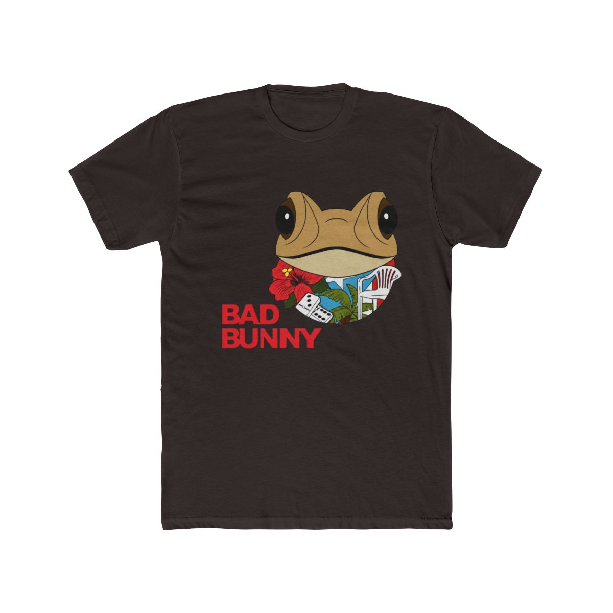 Bad Bunny Coqui Frog Puerto Rico Coqui T Shirt - alternate angle 3, merchandise