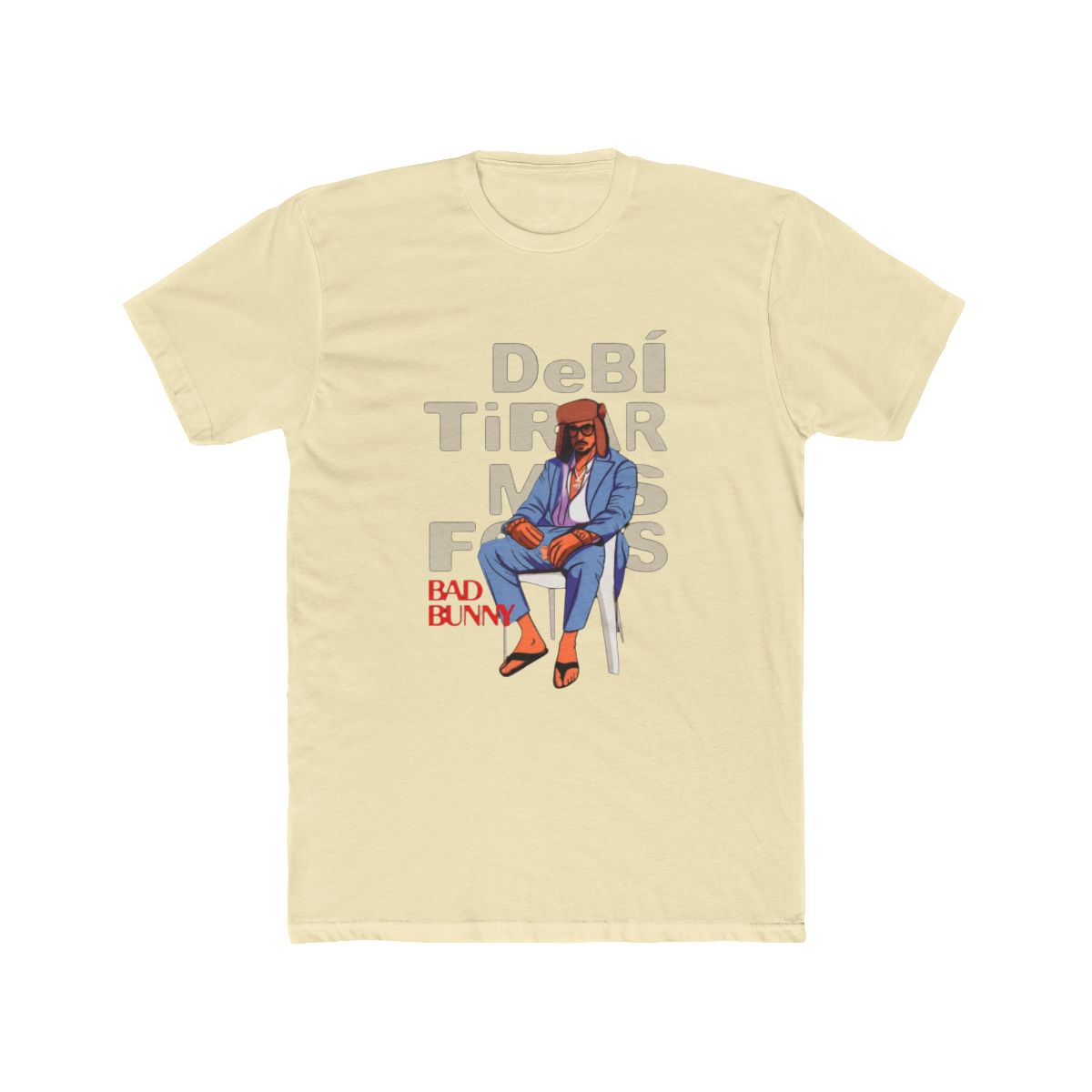 Bad Bunny Debi Tirar Mas Fotos Retro Art T Shirt