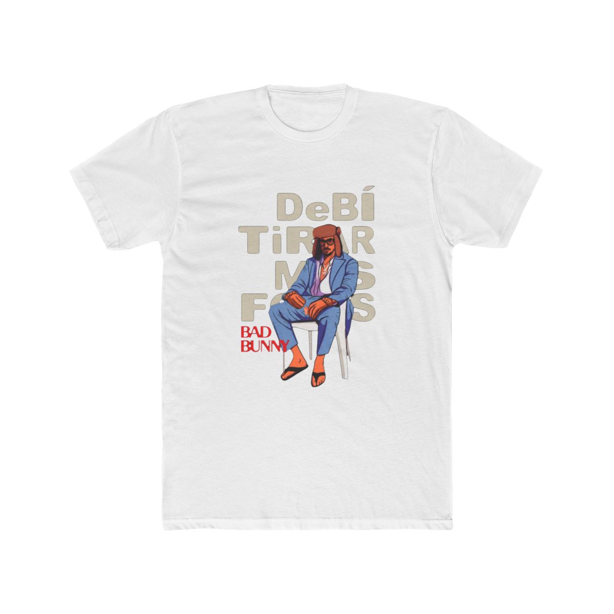 Bad Bunny Debi Tirar Mas Fotos Retro Art T Shirt