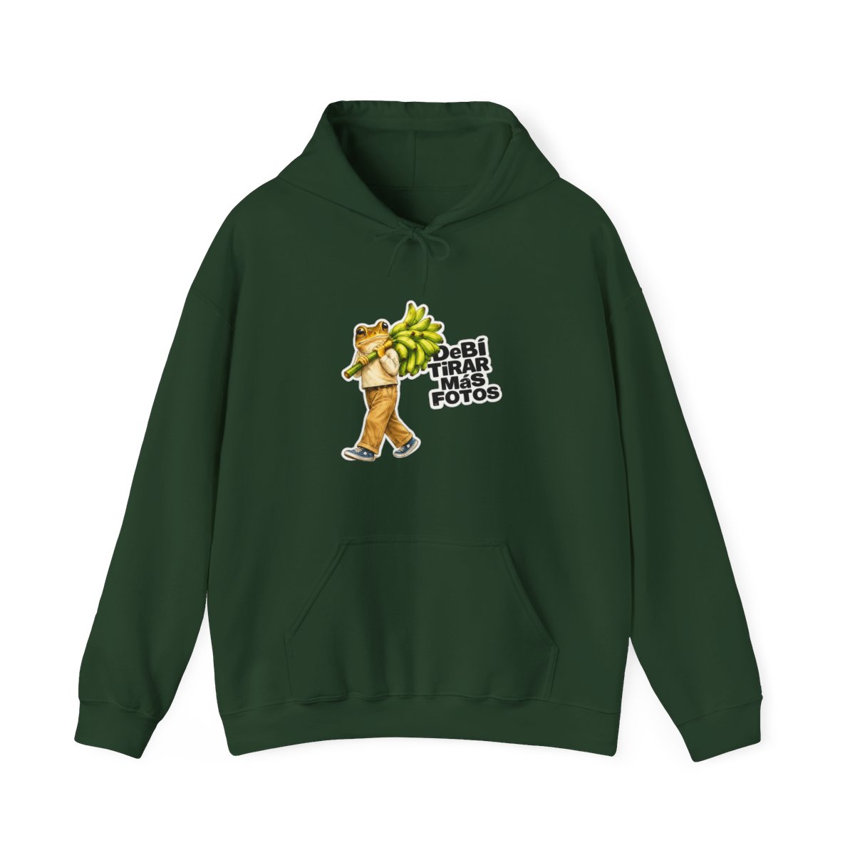 Bad Bunny Frog Carrying Bananas Vintage Hoodie - alternate angle 2, merchandise