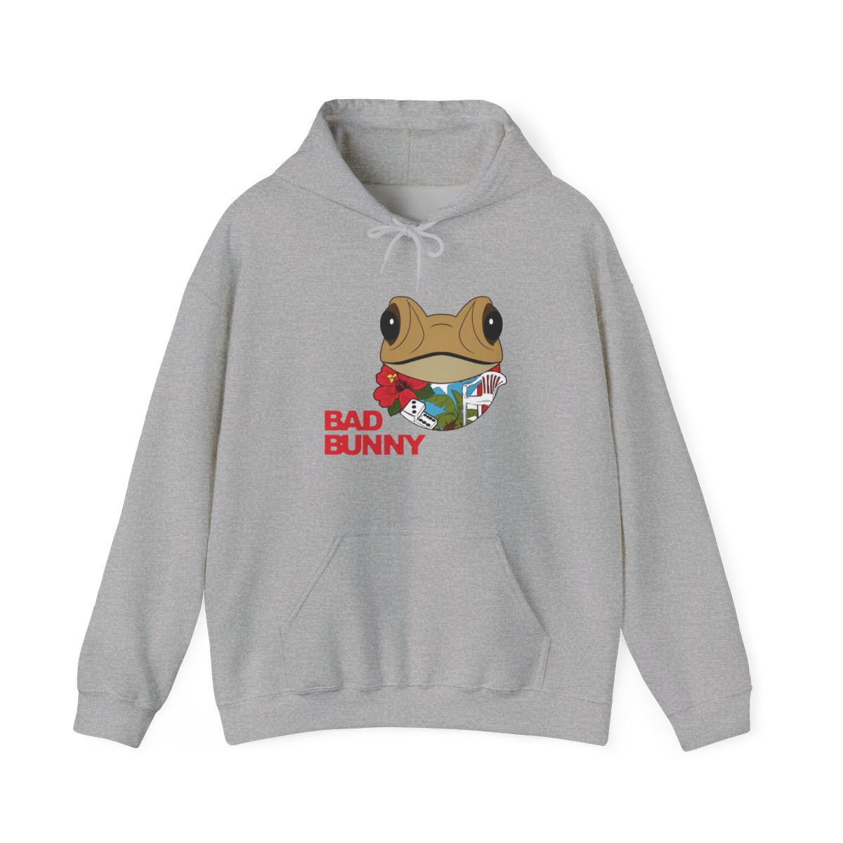 Bad Bunny Coqui Frog Puerto Rico Coqui Hoodie - alternate angle 4, merchandise