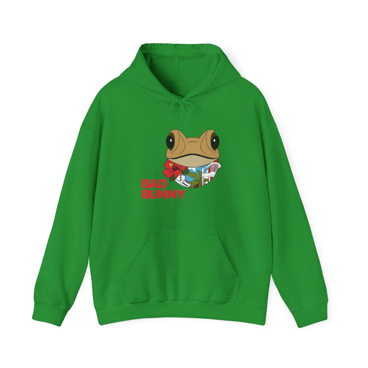 Bad Bunny Coqui Frog Puerto Rico Coqui Hoodie - alternate angle 2, merchandise