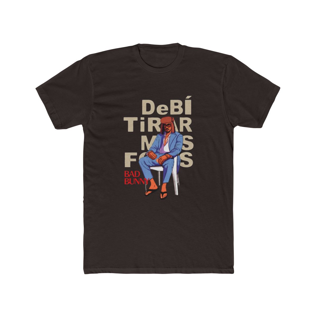 Bad Bunny Debi Tirar Mas Fotos Retro Art T Shirt