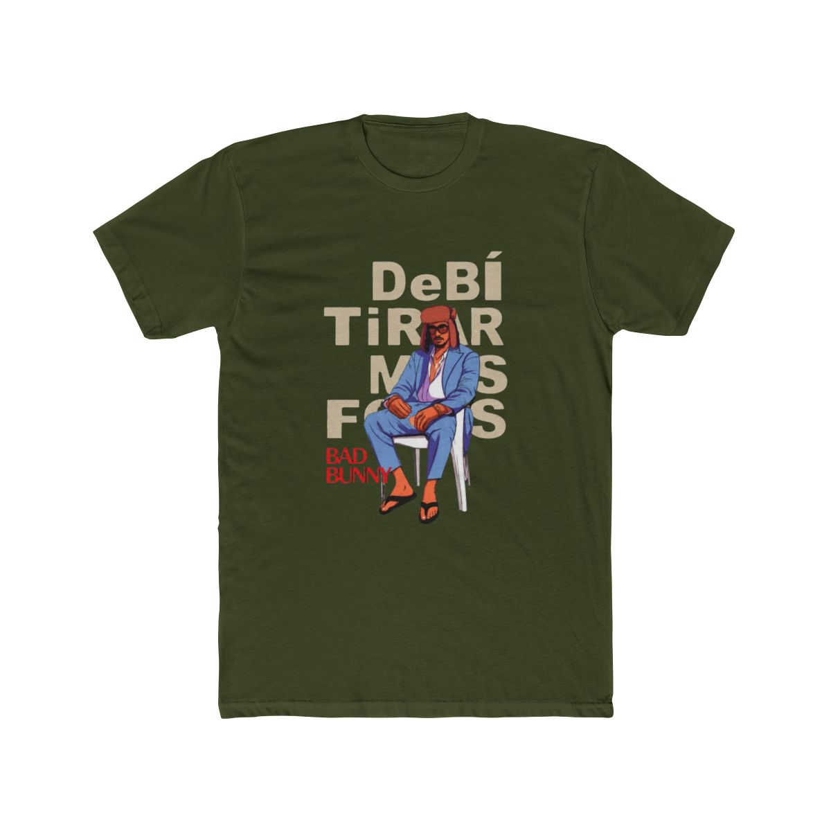 Bad Bunny Debi Tirar Mas Fotos Retro Art Long Sleeve T Shirt - alternate angle 4, merchandise