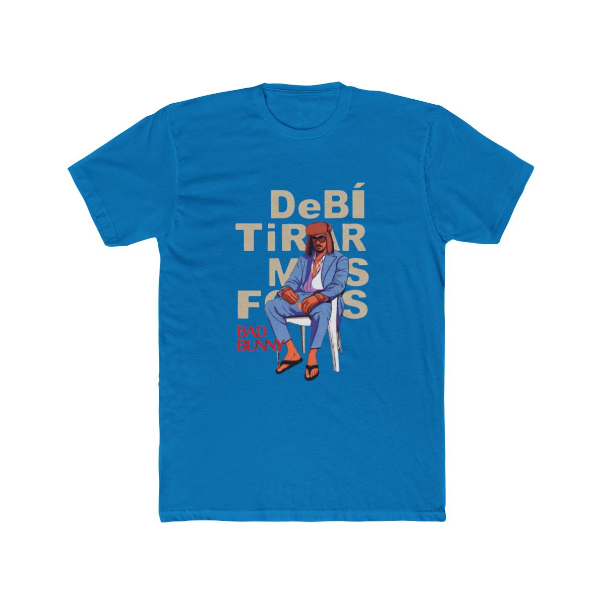 Bad Bunny Debi Tirar Mas Fotos Retro Art T Shirt - alternate angle 2, merchandise