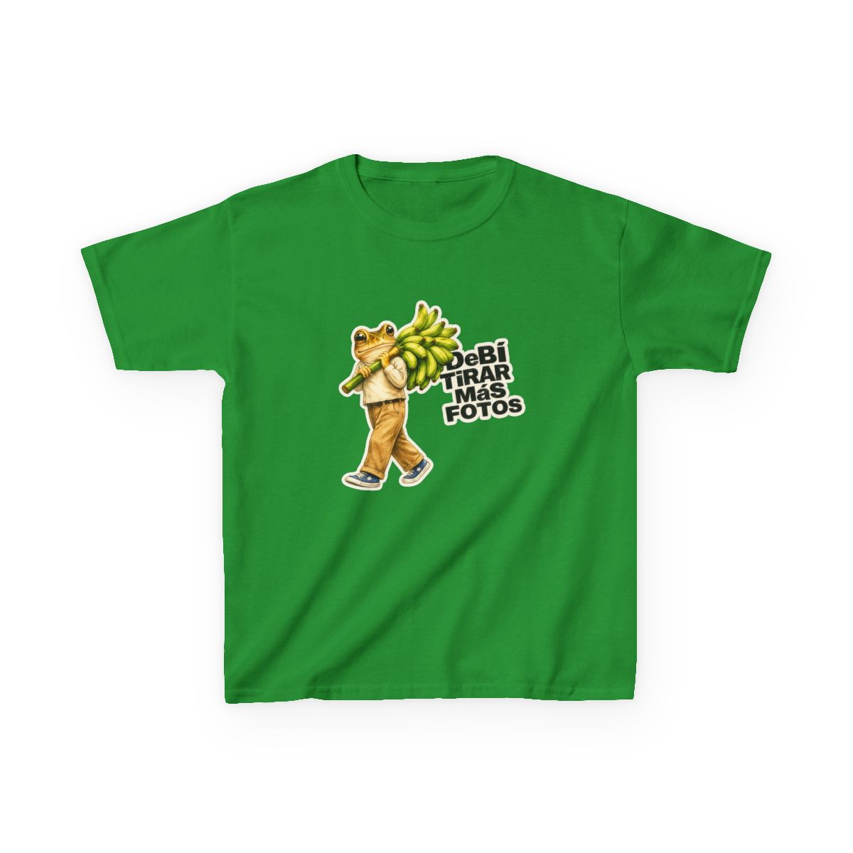 Bad Bunny Frog Carrying Bananas Vintage Kids T-Shirt