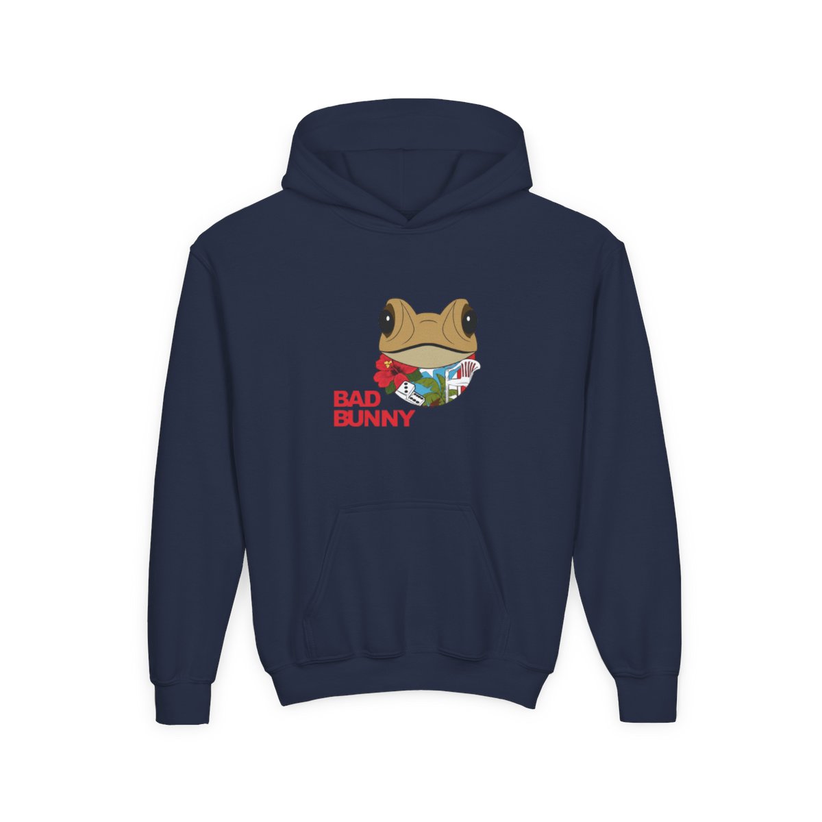 Bad Bunny Coqui Frog Puerto Rico Coqui Kids Hoodie