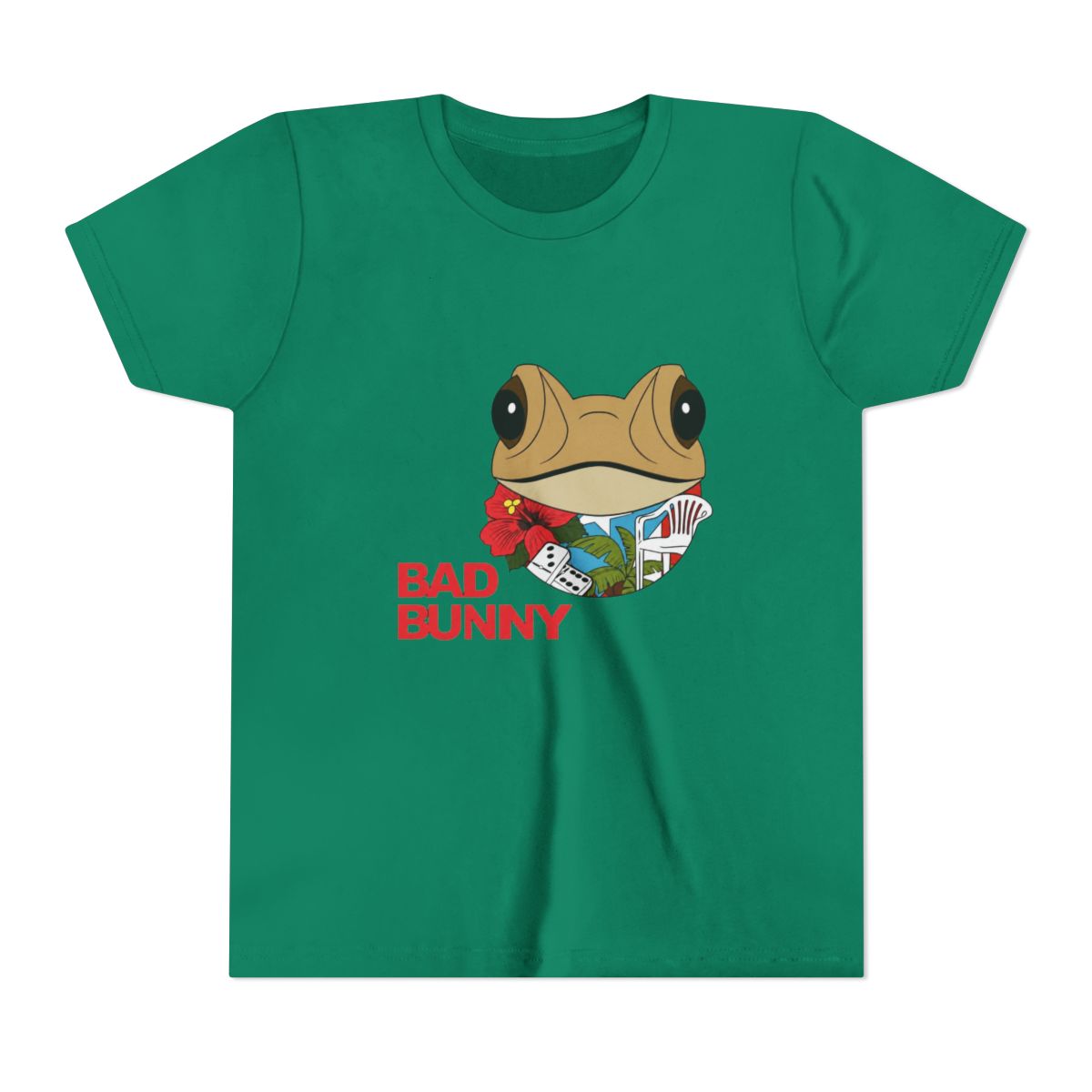Bad Bunny Coqui Frog Puerto Rico Coqui Kids T Shirt - alternate angle 4, merchandise