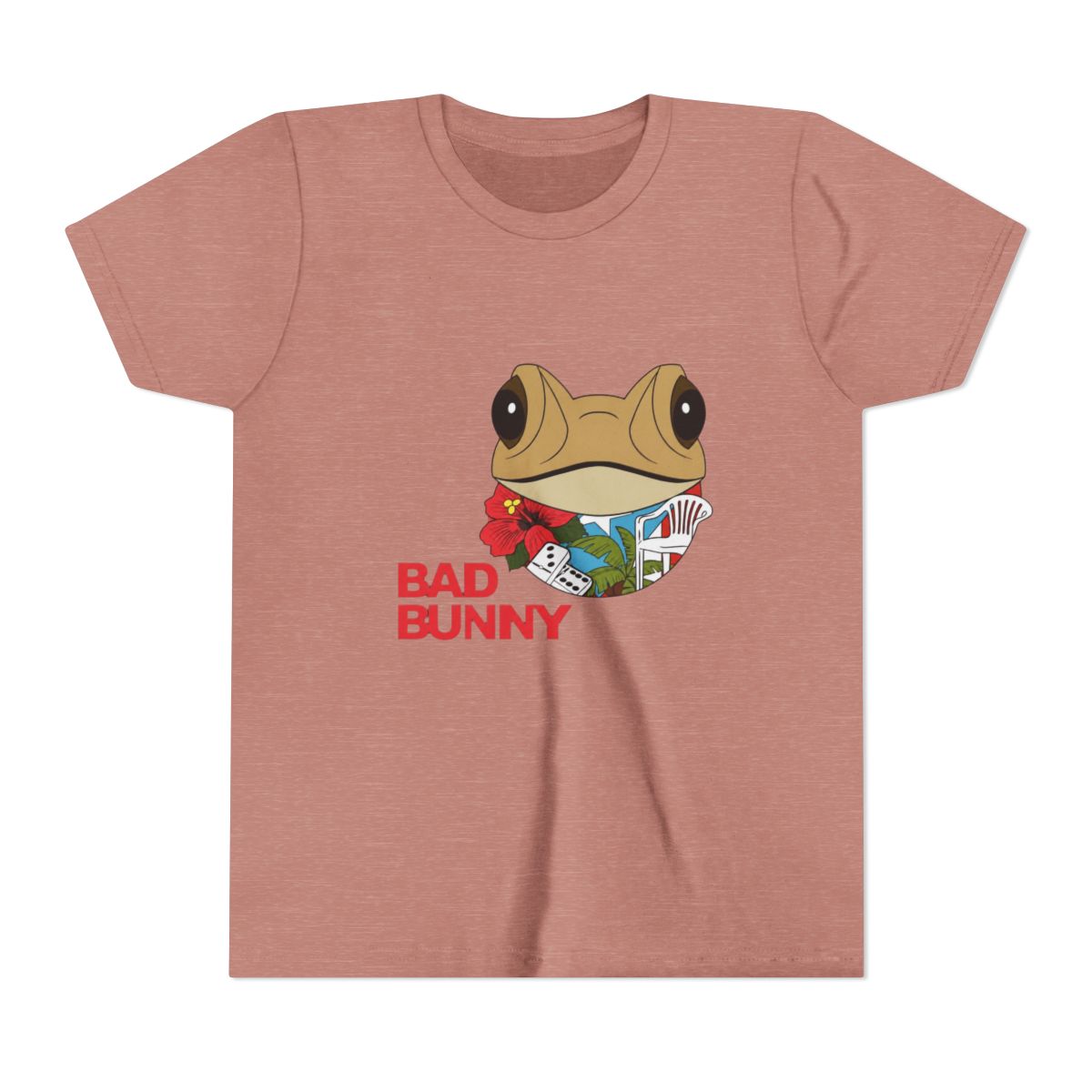Bad Bunny Coqui Frog Puerto Rico Coqui Kids T Shirt - alternate angle 2, merchandise