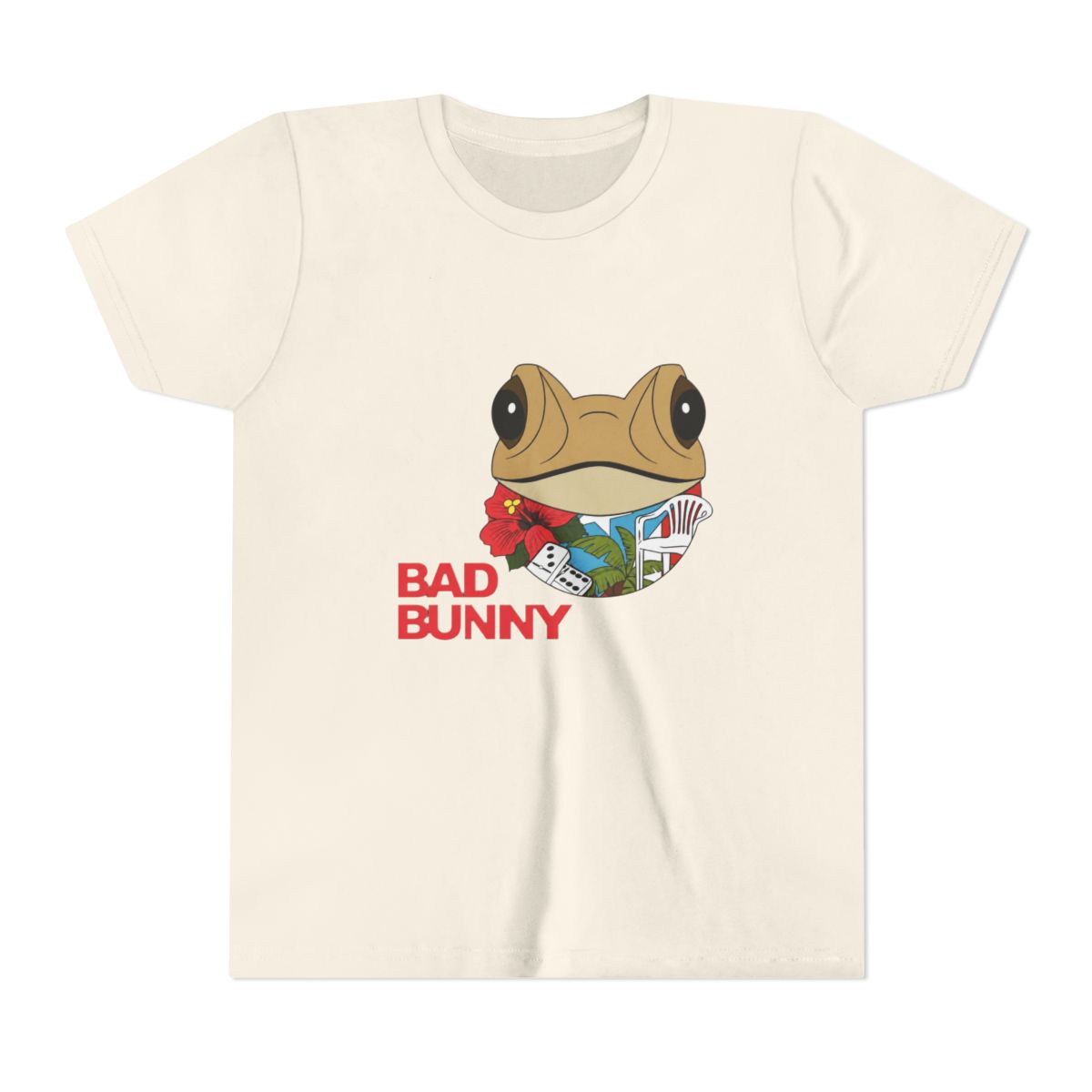 Bad Bunny Coqui Frog Puerto Rico Coqui Kids T Shirt - alternate angle 3, merchandise