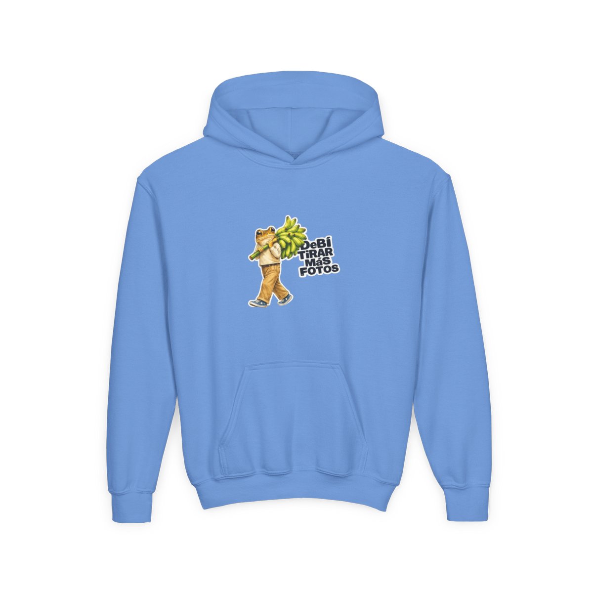 Bad Bunny Frog Carrying Bananas Vintage Kids Hoodie - alternate angle 5, merchandise