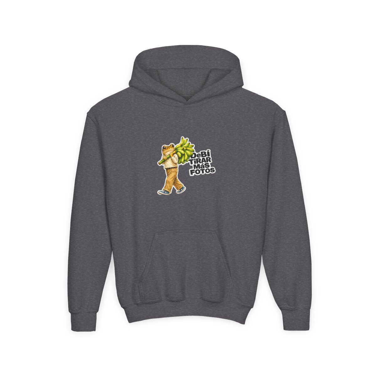 Bad Bunny Frog Carrying Bananas Vintage Kids Hoodie - alternate angle 4, merchandise